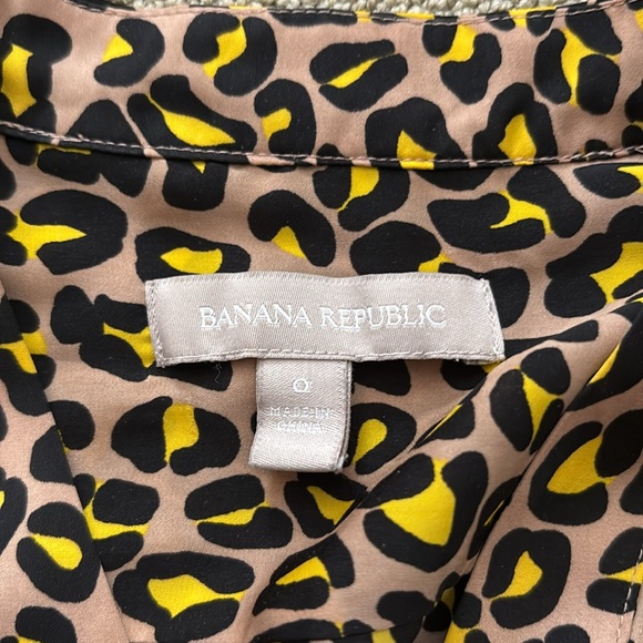 Banana Republic tank top, leopard print.  EUC - Picture 2 of 4